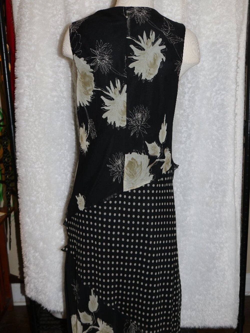 I.V.Y Vintage floral dress size 14 whimsical and bohemian Y2K VTG - Picture 4 of 6